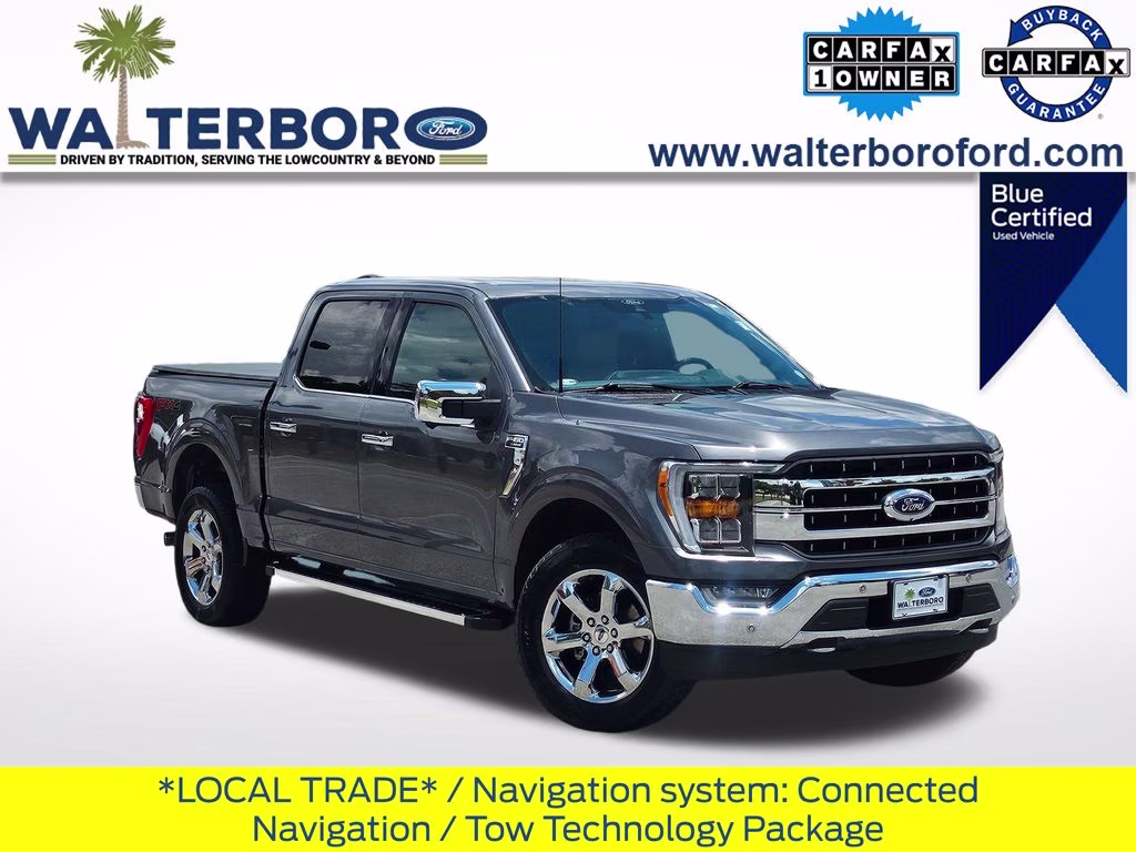 2022 Carbonized Gray Metallic Ford F-150 Lariat 4X4 Truck