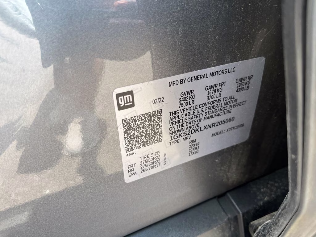 2022 Satin Steel Metallic GMC Yukon Denali 4X4 SUV