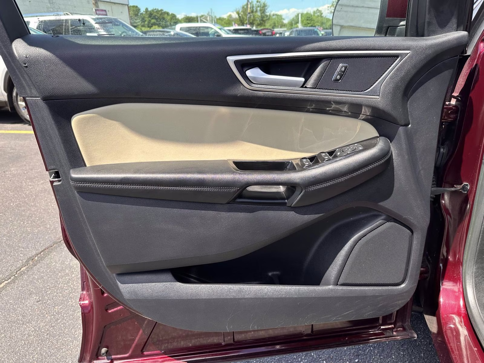 2020 Burgundy Velvet Metallic Tinted Clearcoat Ford Edge SEL AWD AWD SUV