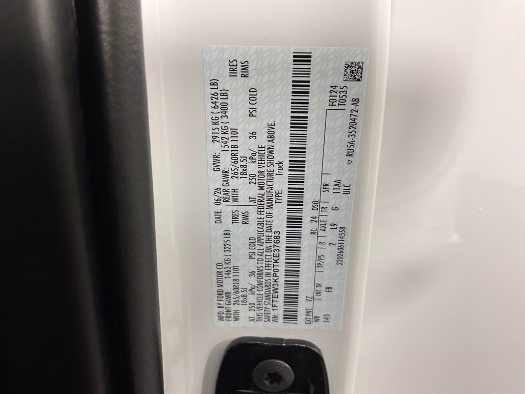 2026 Oxford White Ford F-150 XLT RWD Truck