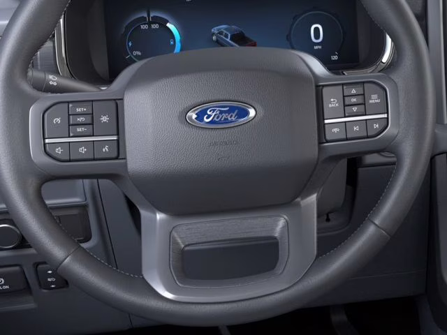 2025 Oxford White Ford F-150 Lightning XLT AWD Truck