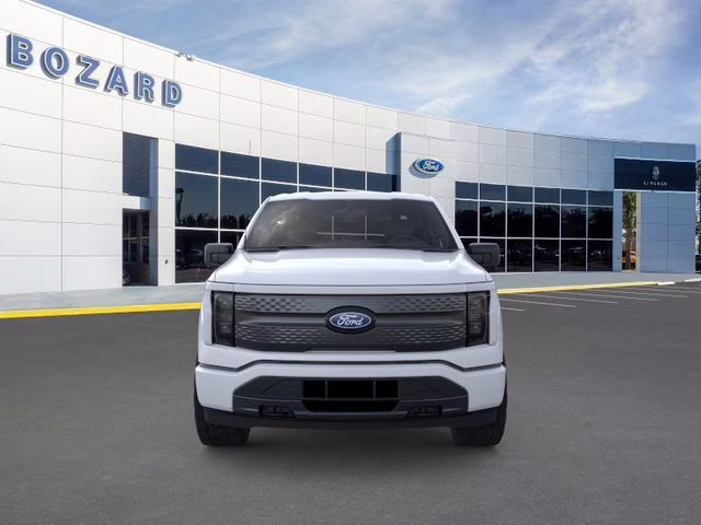 2025 Oxford White Ford F-150 Lightning XLT AWD Truck