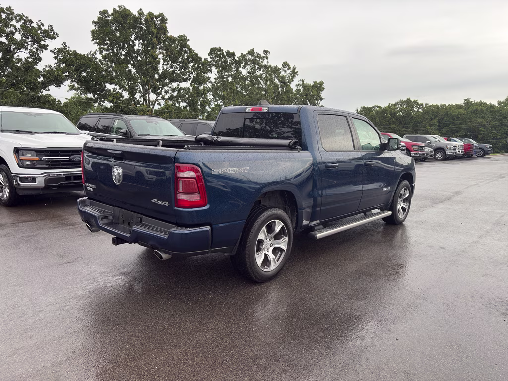 2023 Patriot Blue Pearlcoat Ram 1500 Laramie 4X4 Truck