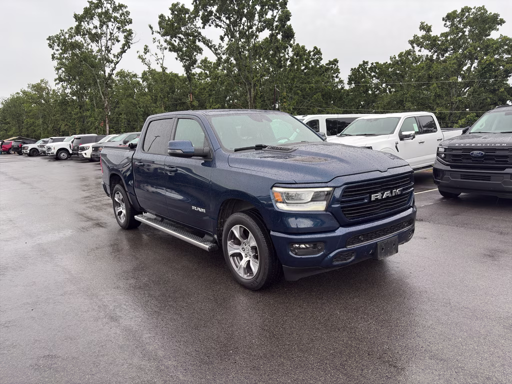 2023 Patriot Blue Pearlcoat Ram 1500 Laramie 4X4 Truck