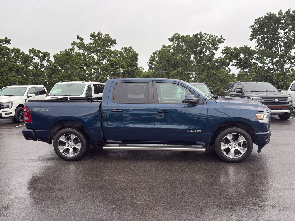 2023 Patriot Blue Pearlcoat Ram 1500 Laramie 4X4 Truck