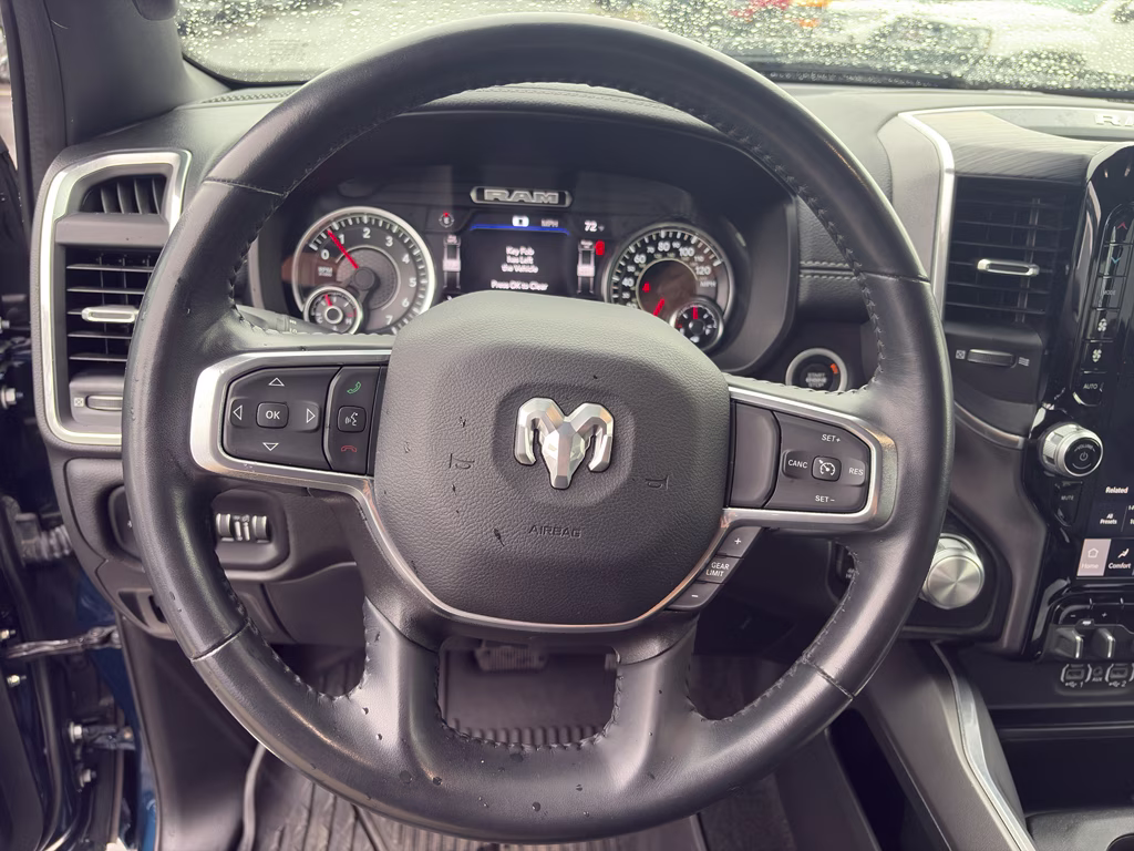 2023 Patriot Blue Pearlcoat Ram 1500 Laramie 4X4 Truck