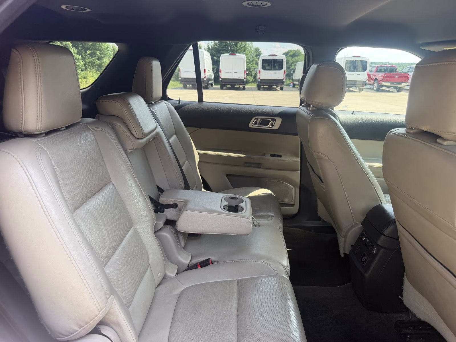 2013 Ruby Red Metallic Tinted Clear Coat Ford Explorer Limited FWD SUV