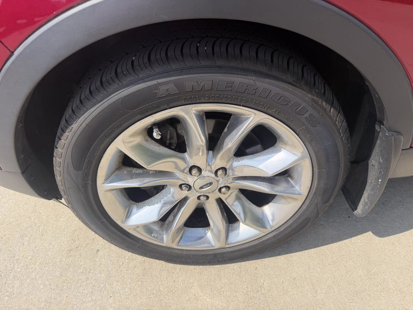 2013 Ruby Red Metallic Tinted Clear Coat Ford Explorer Limited FWD SUV