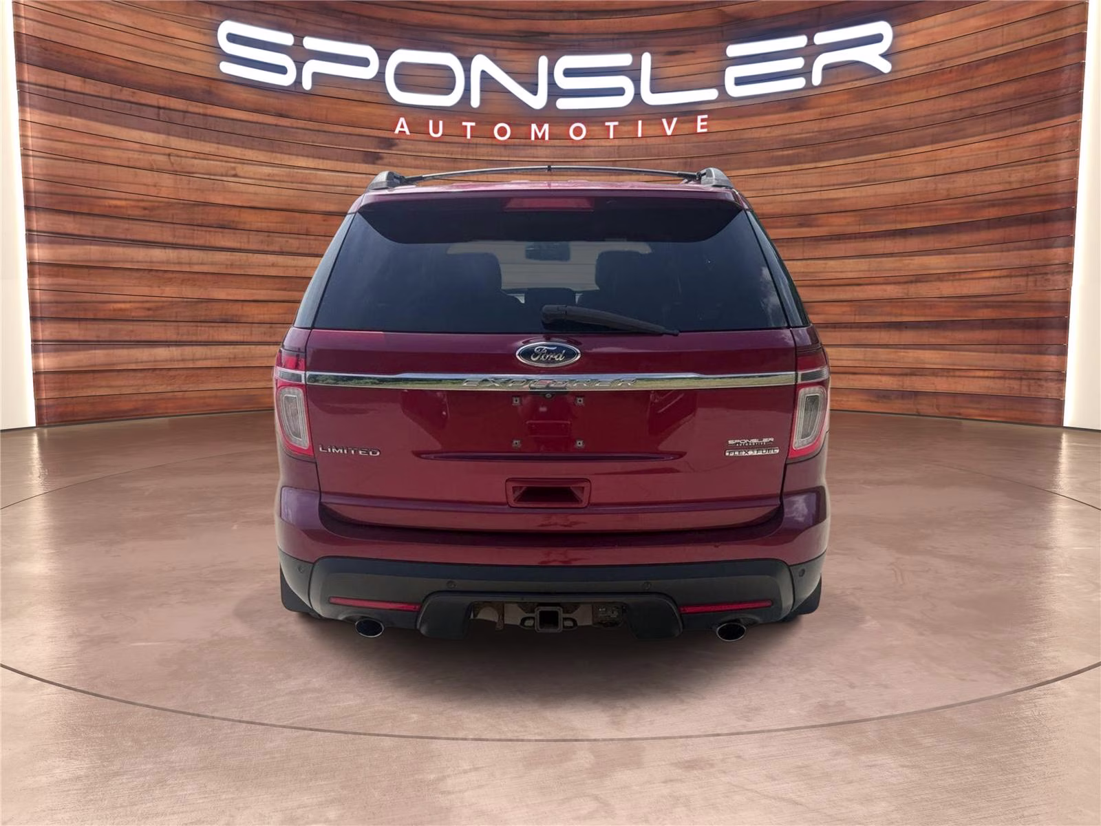 2013 Ruby Red Metallic Tinted Clear Coat Ford Explorer Limited FWD SUV