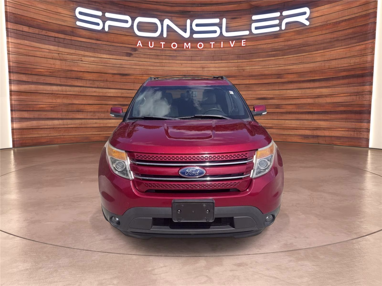 2013 Ruby Red Metallic Tinted Clear Coat Ford Explorer Limited FWD SUV