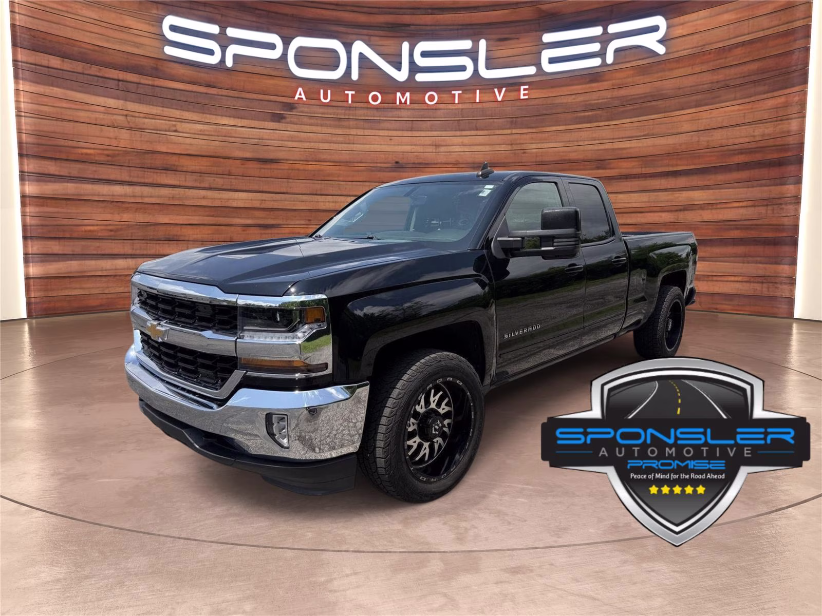 2019 Black Chevrolet Silverado 1500 LD LT 4X4 Truck