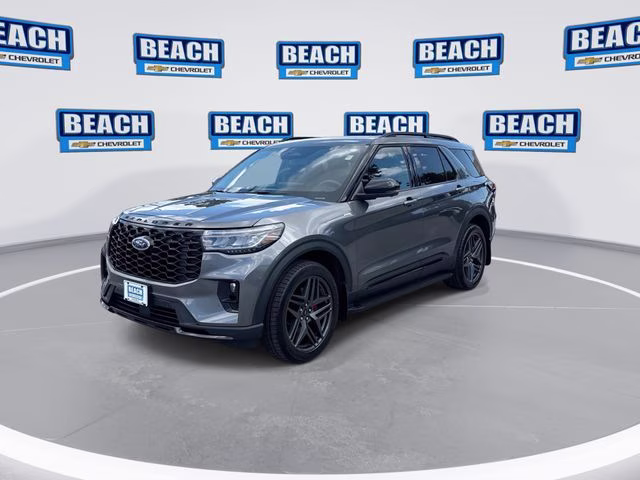 2025 Gray Metallic Ford Explorer ST-Line 4X4 SUV