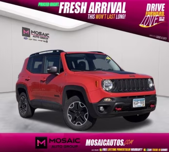 2017 Omaha Orange Jeep Renegade Trailhawk 4X4 SUV