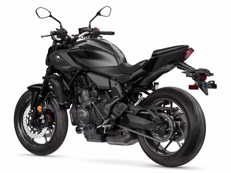 2026 Matte Charcoal Black Yamaha MT-07 Motorcycle