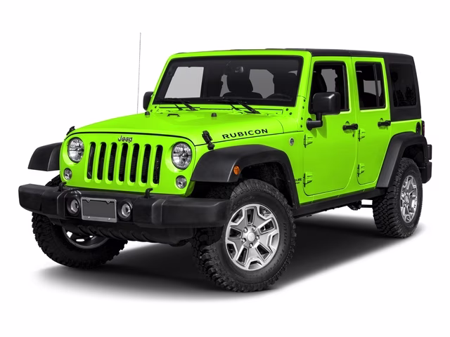 2017 HYPERGREEN Jeep WRANGLER UNLIMI RUBICON RECON 4X4 RUBICON 4X4