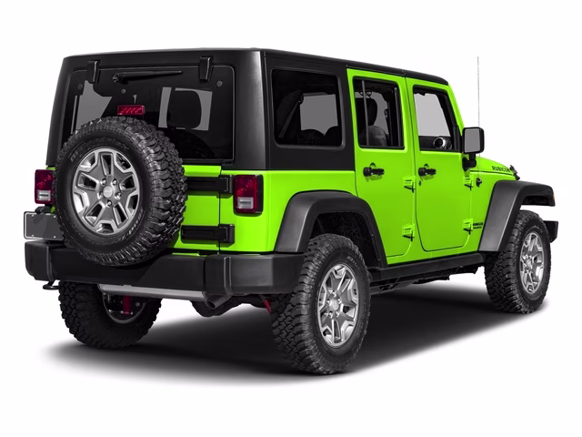 2017 HYPERGREEN Jeep WRANGLER UNLIMI RUBICON RECON 4X4 RUBICON 4X4