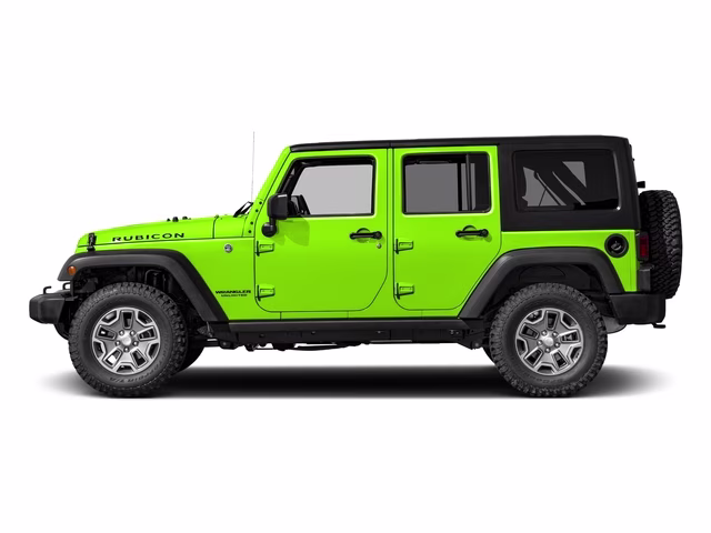 2017 HYPERGREEN Jeep WRANGLER UNLIMI RUBICON RECON 4X4 RUBICON 4X4