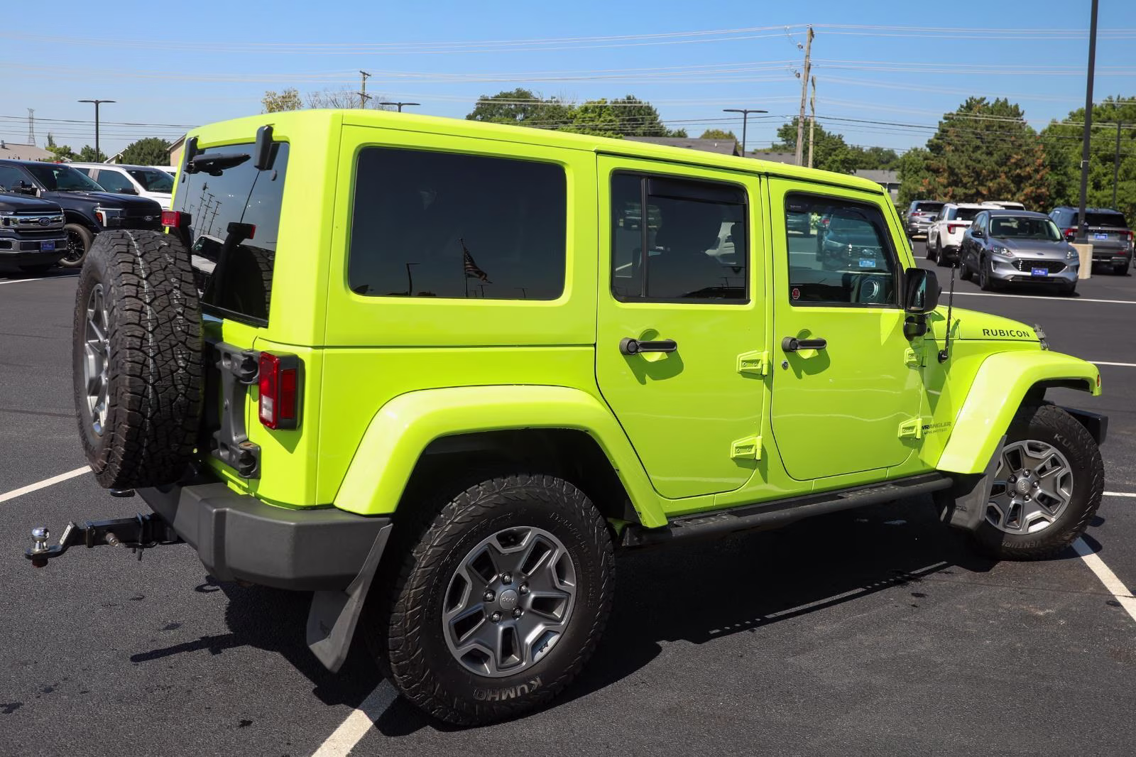 2017 Hypergreen Jeep Wrangler Unlimited Rubicon 4X4 SUV