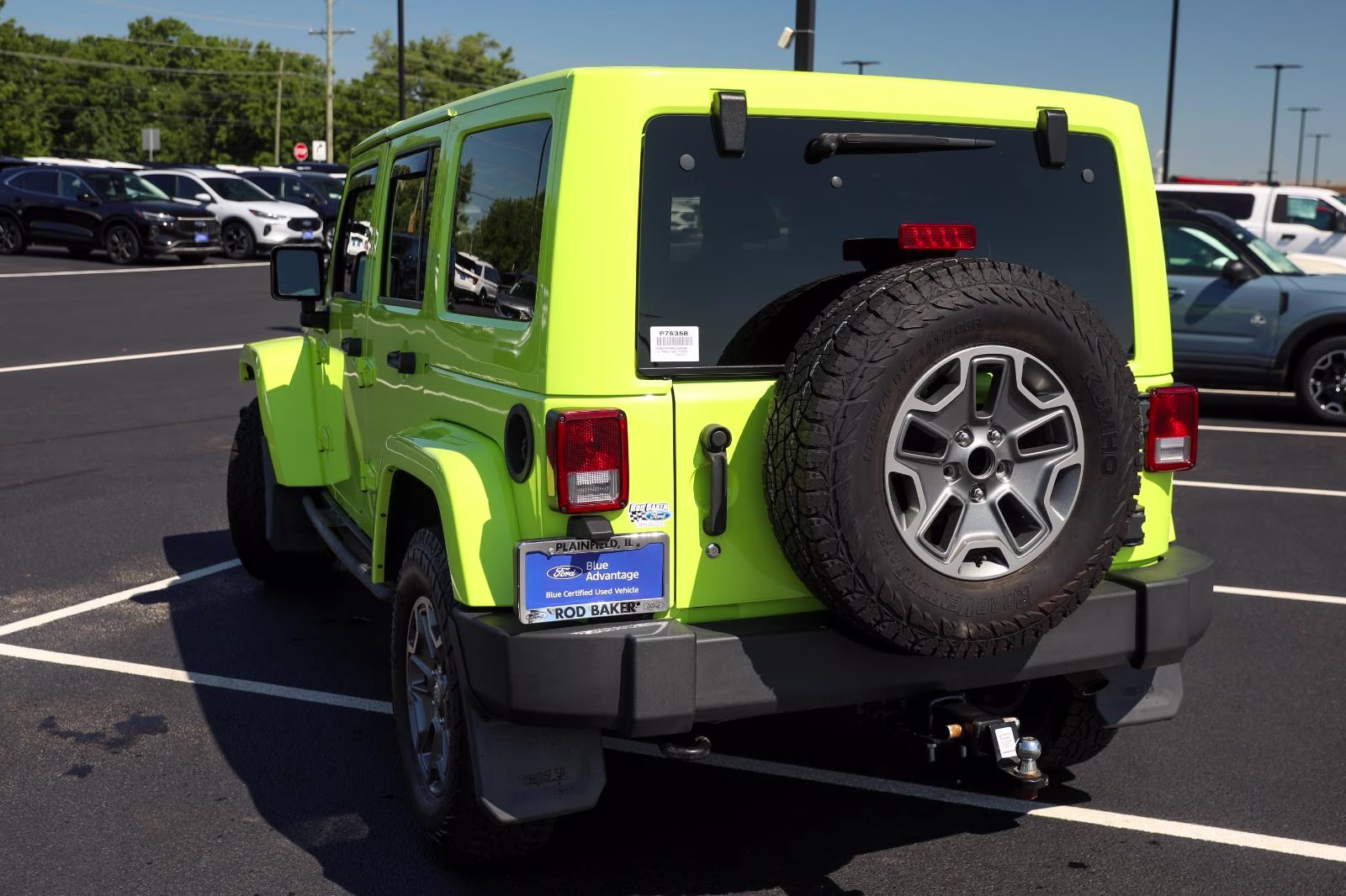 2017 Hypergreen Jeep Wrangler Unlimited Rubicon 4X4 SUV