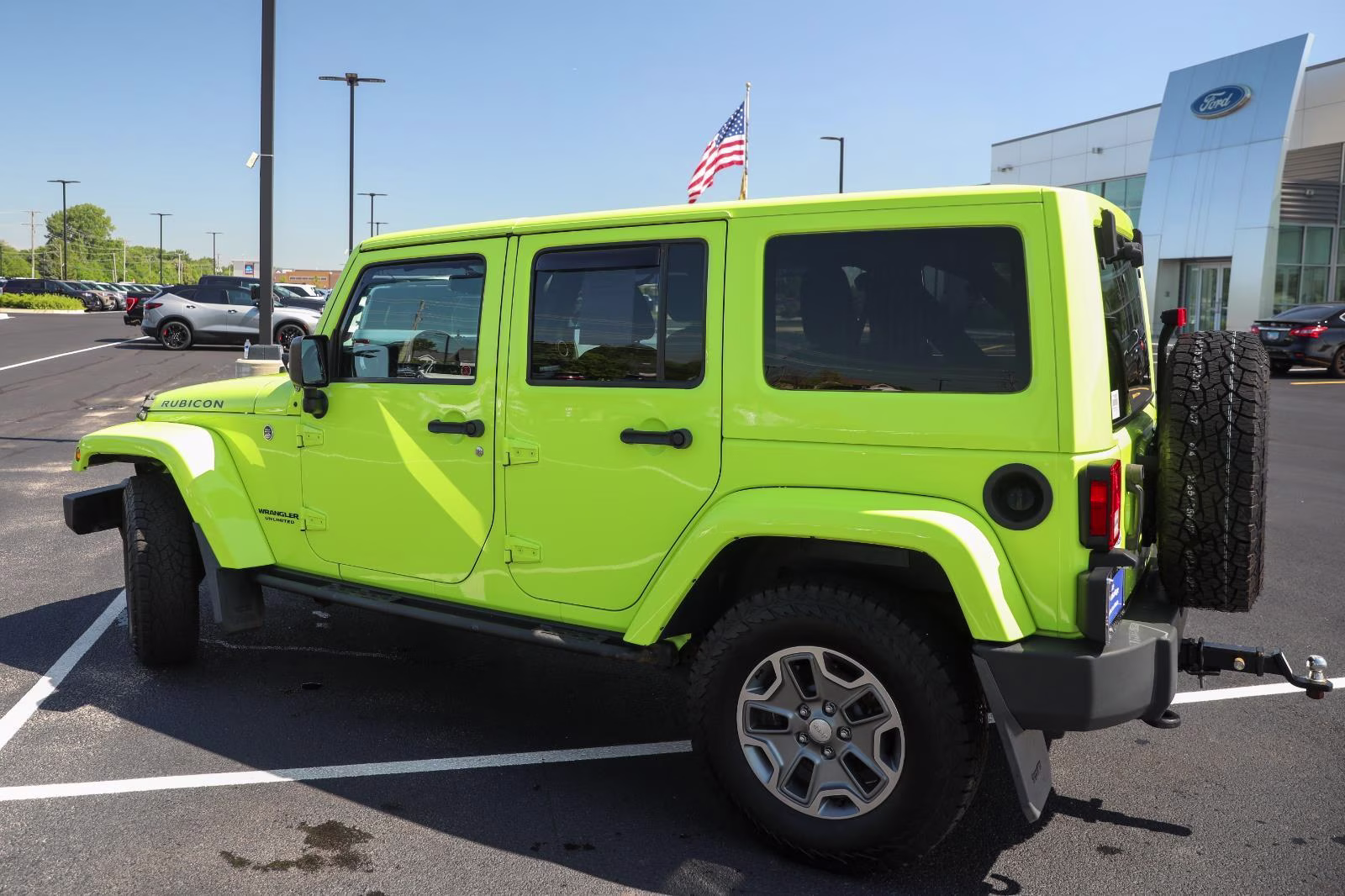 2017 Hypergreen Jeep Wrangler Unlimited Rubicon 4X4 SUV