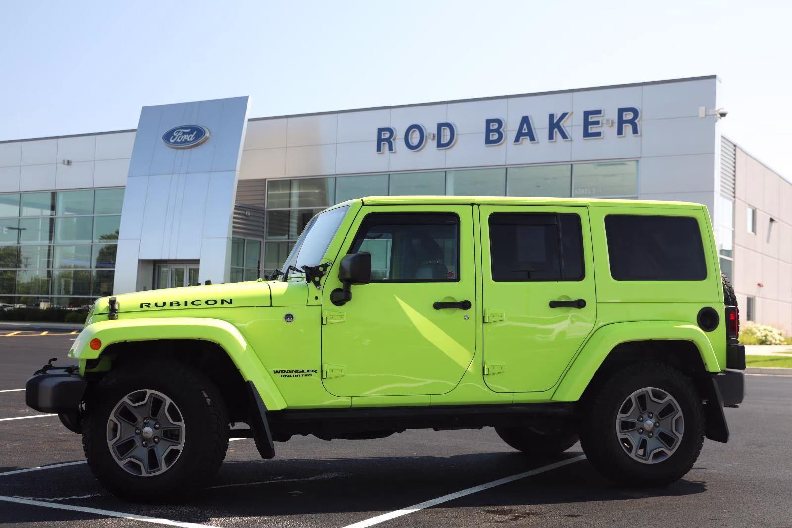 2017 Hypergreen Jeep Wrangler Unlimited Rubicon 4X4 SUV