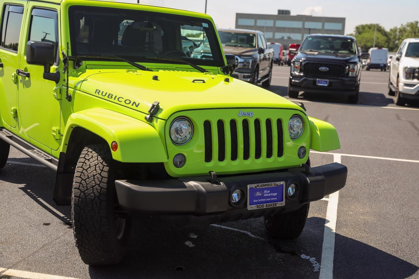 2017 Hypergreen Jeep Wrangler Unlimited Rubicon 4X4 SUV