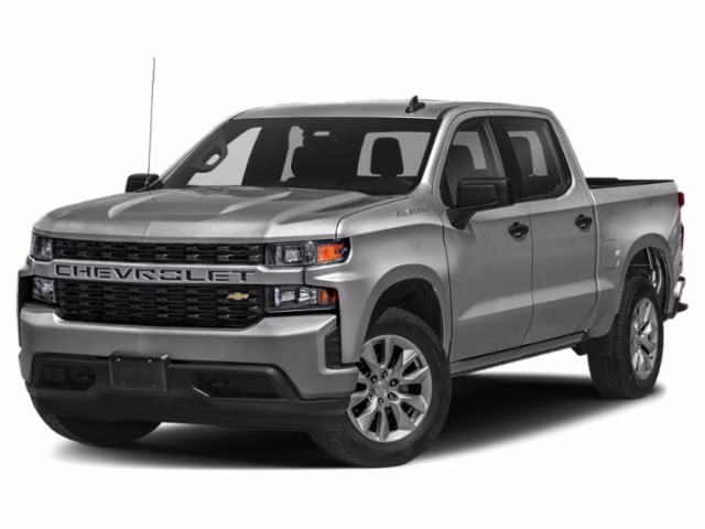 2022 Silver Ice Metallic Chevrolet Silverado 1500 LTD Custom 4X4 Truck