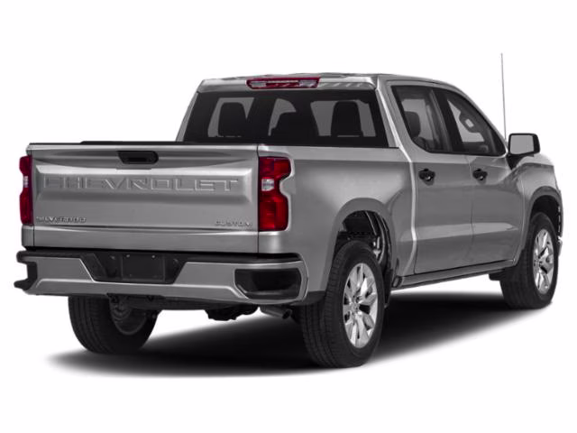 2022 Silver Ice Metallic Chevrolet Silverado 1500 LTD Custom 4X4 Truck