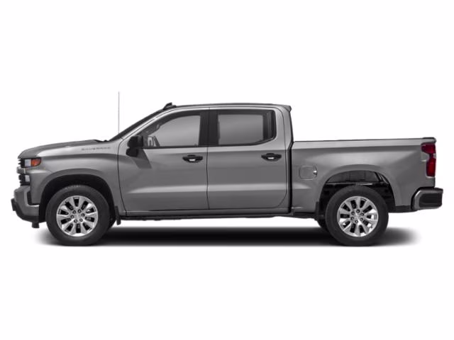 2022 Silver Ice Metallic Chevrolet Silverado 1500 LTD Custom 4X4 Truck
