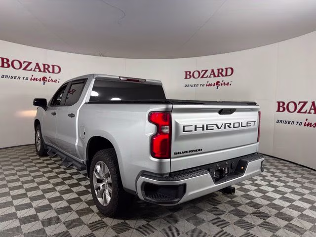 2022 Silver Ice Metallic Chevrolet Silverado 1500 LTD Custom 4X4 Truck