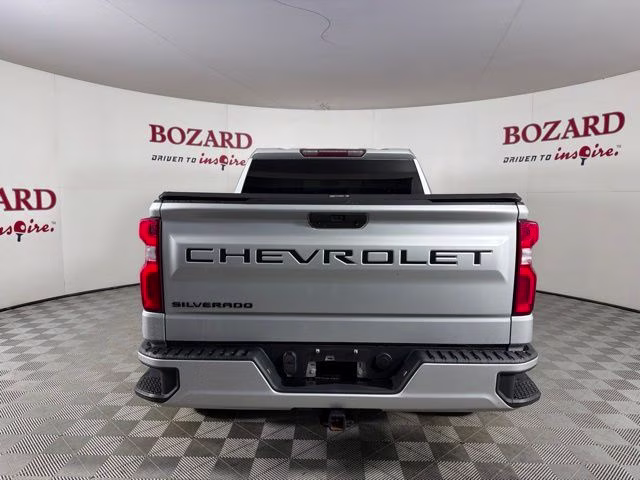 2022 Silver Ice Metallic Chevrolet Silverado 1500 LTD Custom 4X4 Truck