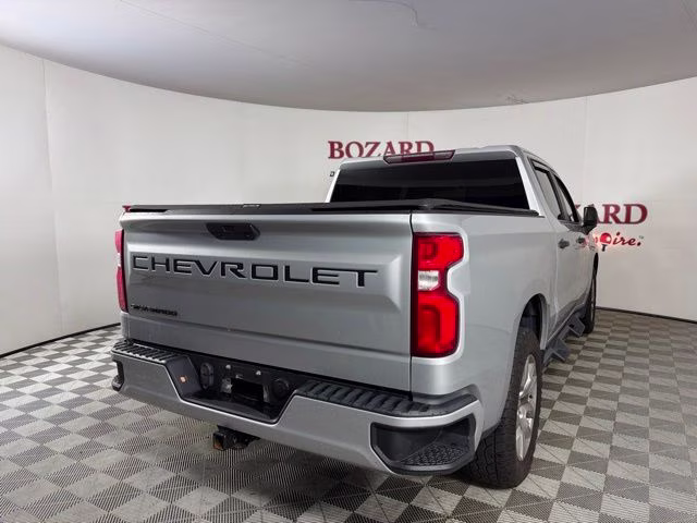 2022 Silver Ice Metallic Chevrolet Silverado 1500 LTD Custom 4X4 Truck