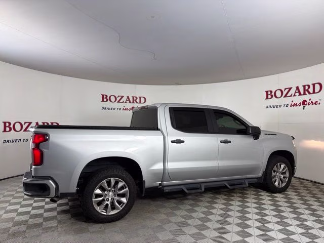 2022 Silver Ice Metallic Chevrolet Silverado 1500 LTD Custom 4X4 Truck