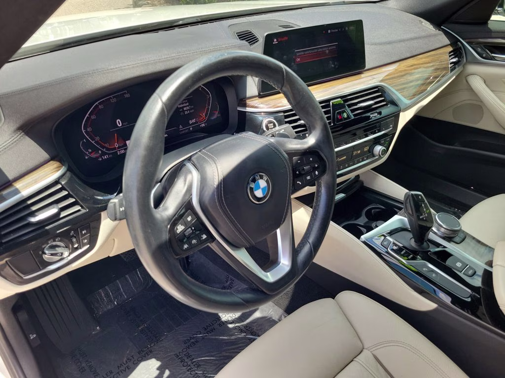 2020 Mineral White Metallic BMW 5 Series 530i RWD Sedan