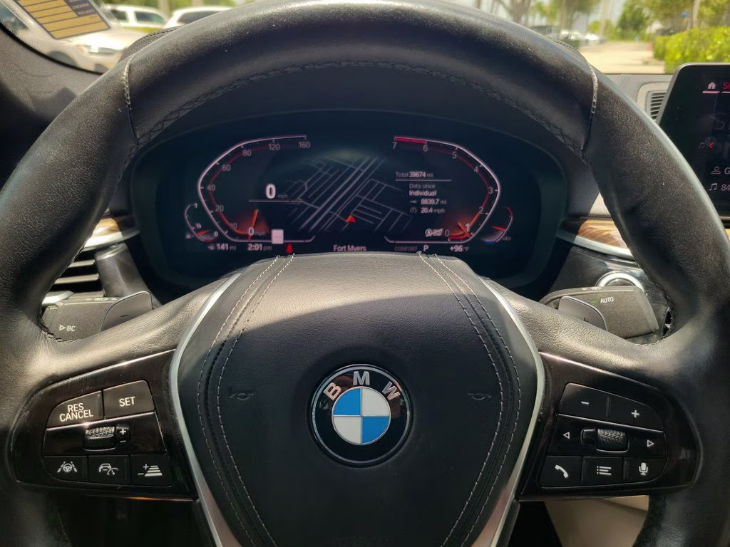 2020 Mineral White Metallic BMW 5 Series 530i RWD Sedan