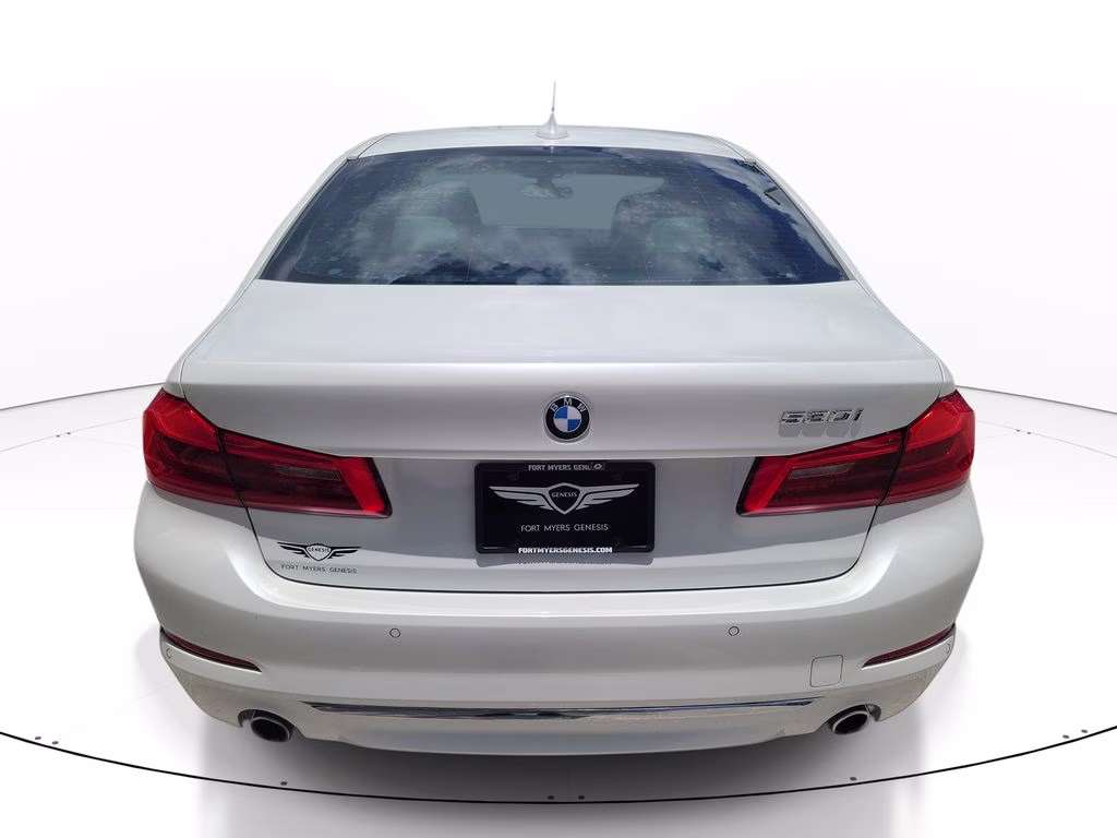 2020 Mineral White Metallic BMW 5 Series 530i RWD Sedan