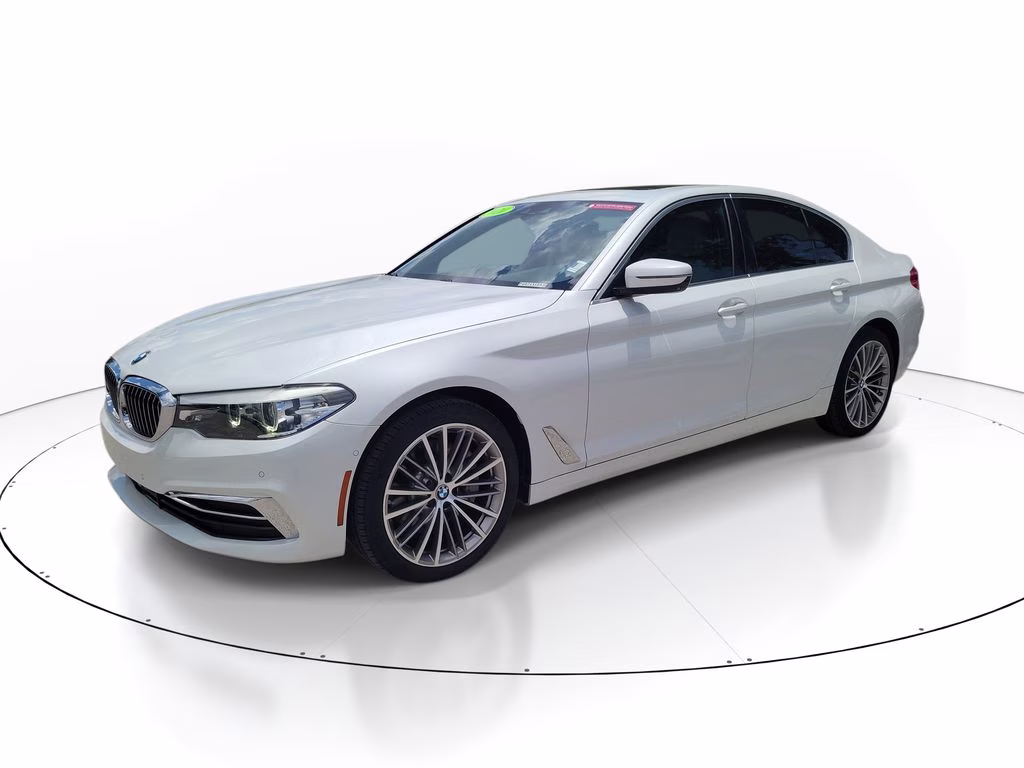 2020 Mineral White Metallic BMW 5 Series 530i RWD Sedan