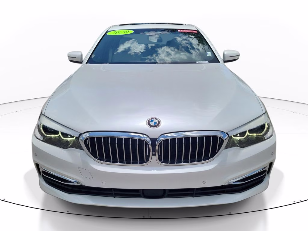 2020 Mineral White Metallic BMW 5 Series 530i RWD Sedan