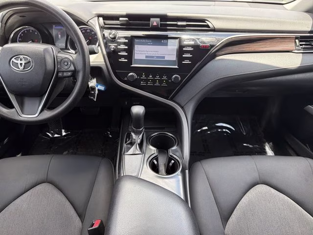 2019 Celestial Silver Metallic Toyota Camry LE FWD Sedan