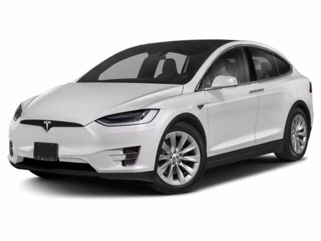 2018 White Tesla Model X 100D AWD SUV