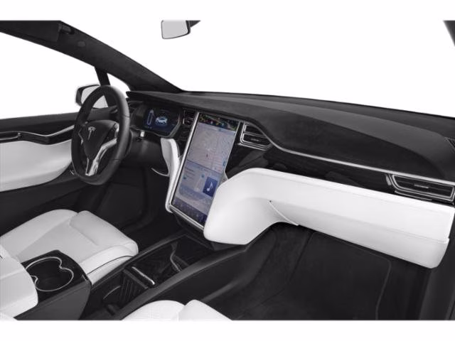 2018 White Tesla Model X 100D AWD SUV