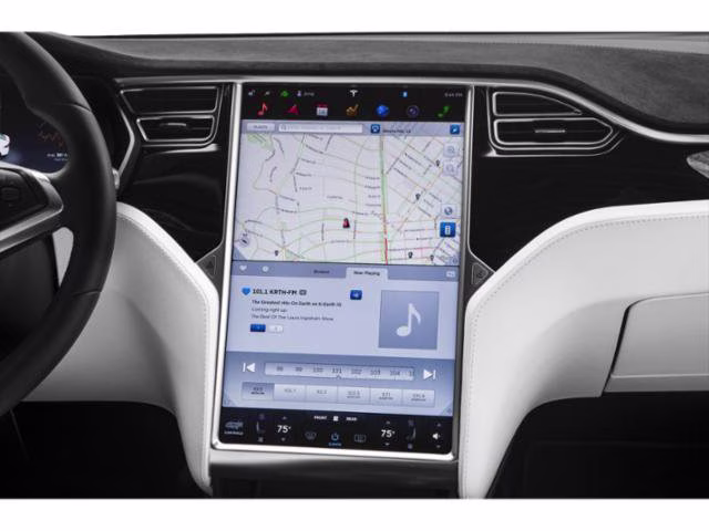 2018 White Tesla Model X 100D AWD SUV