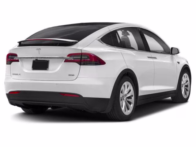 2018 White Tesla Model X 100D AWD SUV