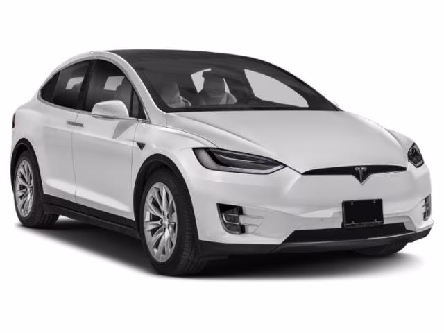 2018 White Tesla Model X 100D AWD SUV