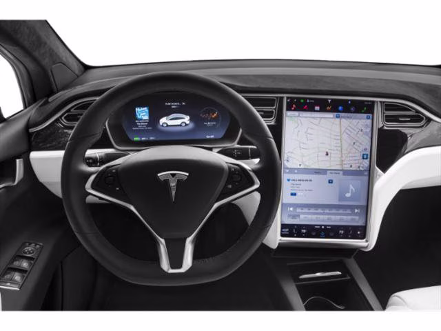 2018 White Tesla Model X 100D AWD SUV