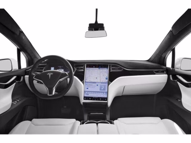 2018 White Tesla Model X 100D AWD SUV