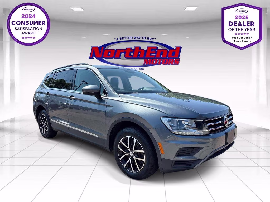 2021 Gray Volkswagen Tiguan 2.0T SE AWD SUV