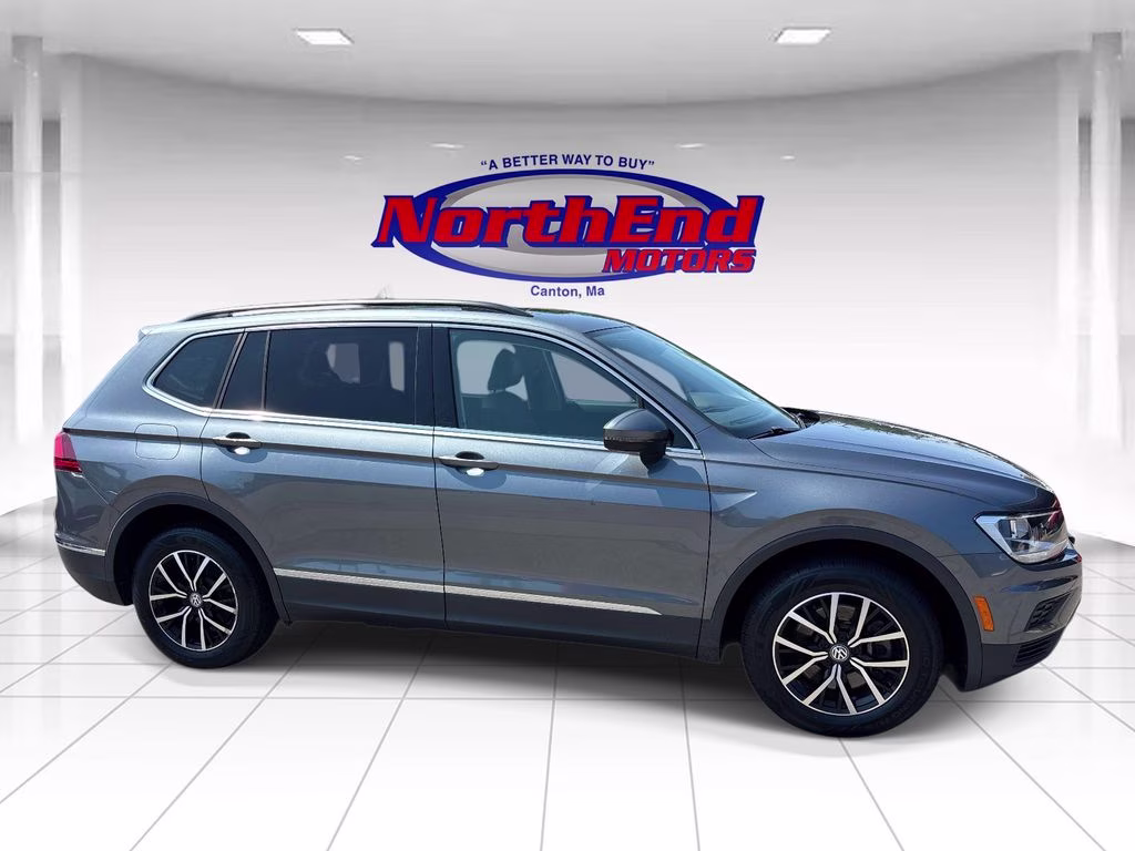 2021 Gray Volkswagen Tiguan 2.0T SE AWD SUV