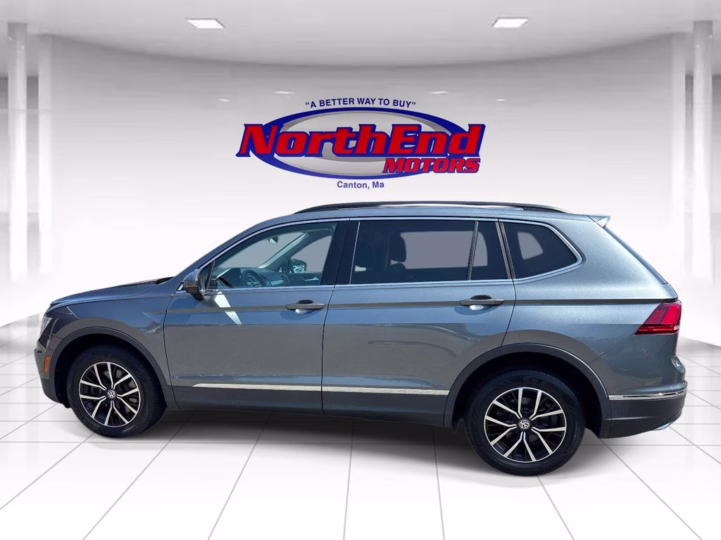 2021 Gray Volkswagen Tiguan 2.0T SE AWD SUV