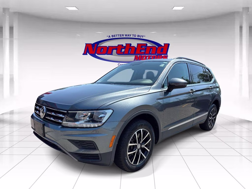2021 Gray Volkswagen Tiguan 2.0T SE AWD SUV